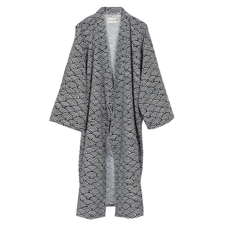 thefancypumpkin Men's Yukata Robes Kimono Robe Pajamas-Size M - Image 1